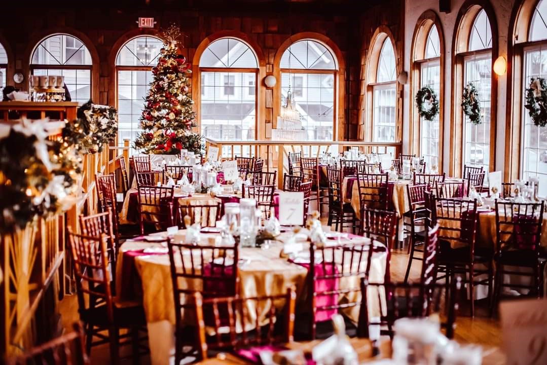 Christmas Dining Table Set Up Fairfax Virginia