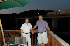 Enjoying the Deck at Madigan's Waterfront