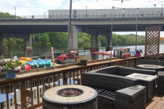 Seating by the Outdoor Firepits